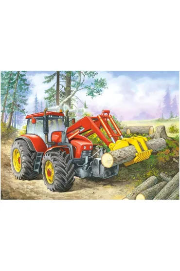 Puzzle 60 el. Ci�gnik z chwytakiem Castorland