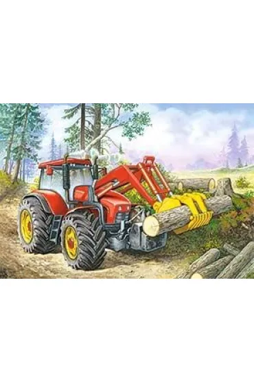 Puzzle 60 el. Ci�gnik z chwytakiem Castorland