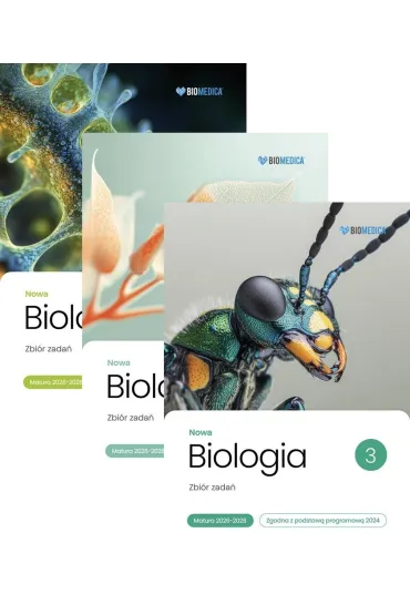 Pakiet: Nowa Biologia. Zbi�r zada�. Matura 2026-2028. Tomy 1-3 - Justyna Powa�ka, Krzysztof  Brom