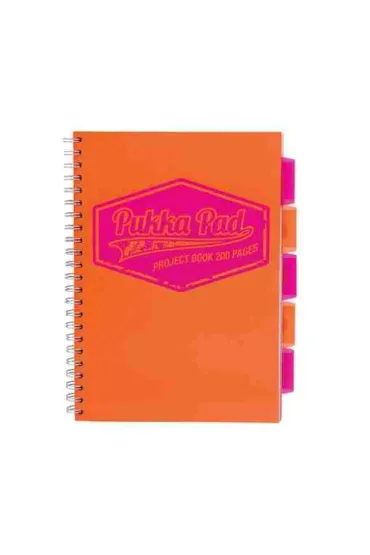 Pukka Pad Project Book B5 PP Neon kratka 100 kartek
