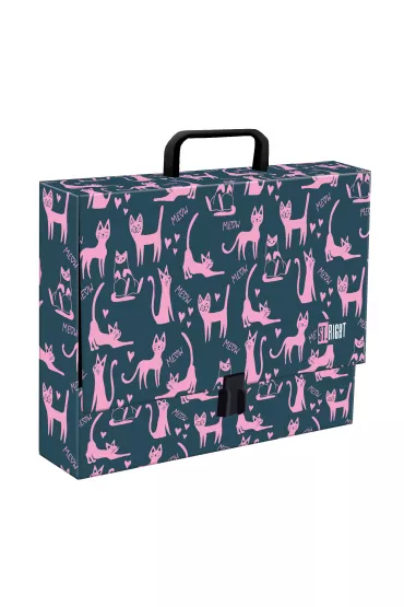 St. Majewski Teczka z r�czk� A4 XL Lazy Cats