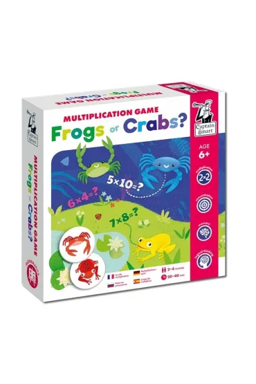 Captain Smart. Frogs or Crabs? Multiplication Game Kapitan Nauka
