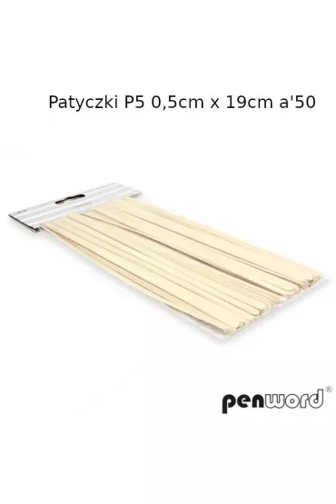 Penword Patyczki drewniane 50 szt.