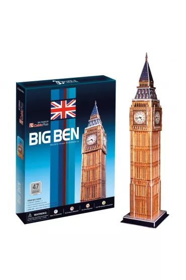 Puzzle 3D 47 el. Big Ben Cubic Fun