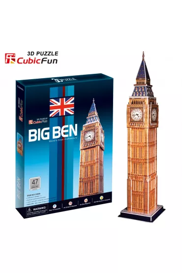 Puzzle 3D 47 el. Big Ben Cubic Fun