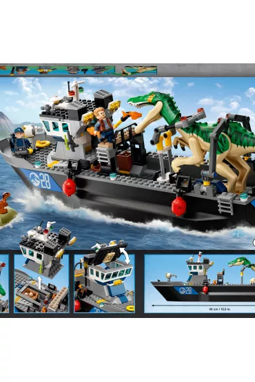 LEGO Jurassic World Barionyks i ucieczka �odzi� 76942