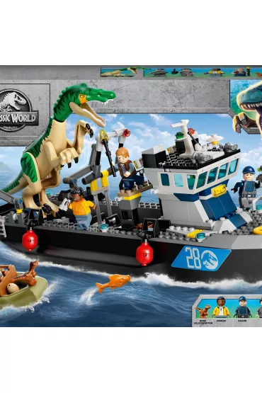 LEGO Jurassic World Barionyks i ucieczka �odzi� 76942