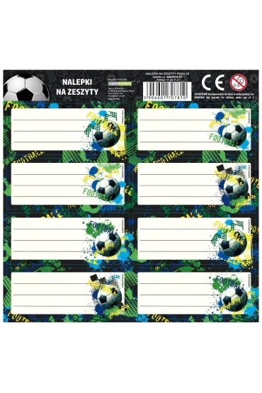 Derform NALEPKI NA ZESZYTY PI�KA 20
