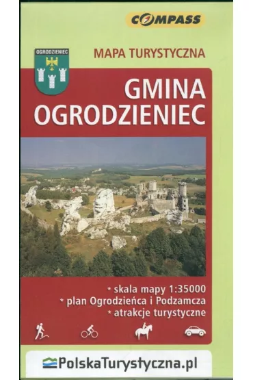 Gmina Ogrodzieniec Mapa turystyczna 1: 35 000