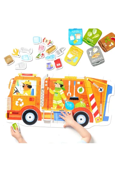 Moto puzzle �mieciarka 2+, 3+ Bright Junior Media
