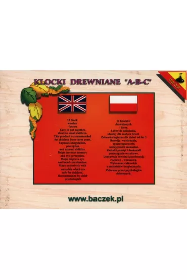 Klocki drewniane Cyferki
