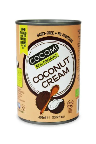 Cocomi Krem kokosowy bez gumy guar 330 ml Bio