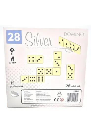 Domino kropki Silver ALEX