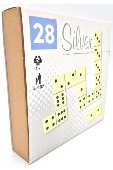 Domino kropki Silver ALEX