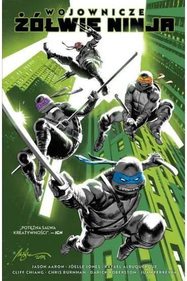 Powr�t do Nowego Jorku. Wojownicze ��wie Ninja. Tom 1 - Jason Aaron, Joelle  Jones