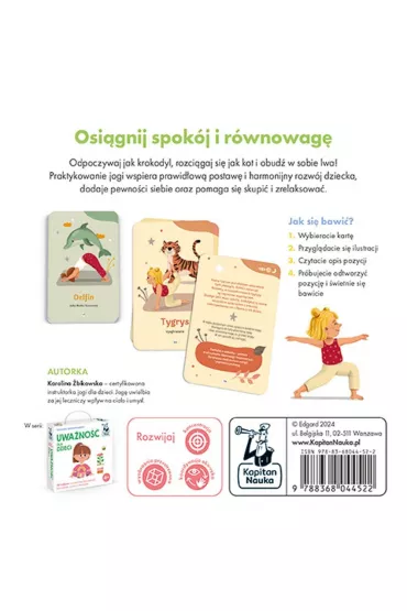 Joga dla dzieci. Trening cia�a i umys�u. Kapitan Nauka - Wo�niak Anka, Karolina �bikowska
