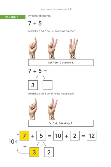Matematyczne karty pracy dla uczni�w ze specjalnymi potrzebami edukacyjnymi cz�� 2 - Kazimierz S�upek