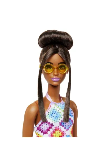 Barbie Fashionistas. Lalka w sukience HJT07 Mattel