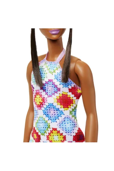 Barbie Fashionistas. Lalka w sukience HJT07 Mattel