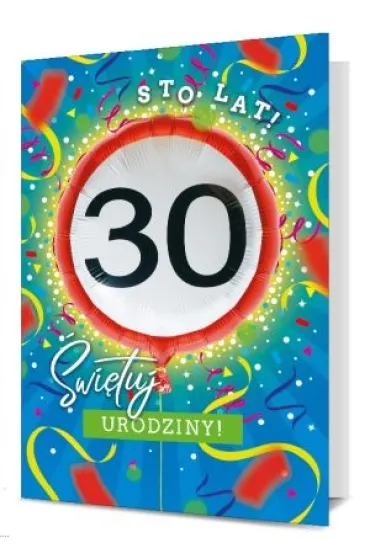 Pan Dragon Karnet 30-te urodziny