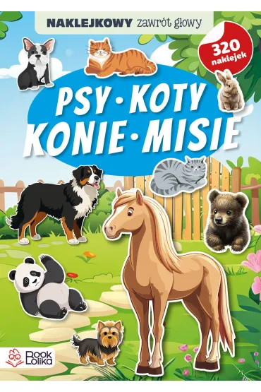 Psy, koty, konie, misie. Naklejkowy zawr�t g�owy