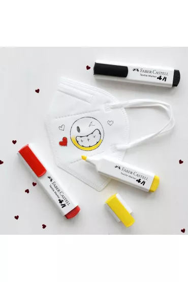 Marker do tkanin czarny Faber-Castell 159525