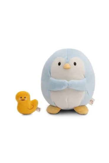 NICI 61149 Maskotka Pingwin Waddle 16cm z kaczk w pudeku prezentowym MyMochi