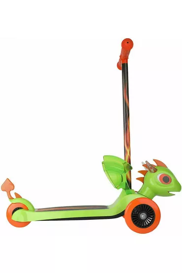 PROMO Hulajnoga tr�jko�owa 3D Smok / Dragon Scooter Globix