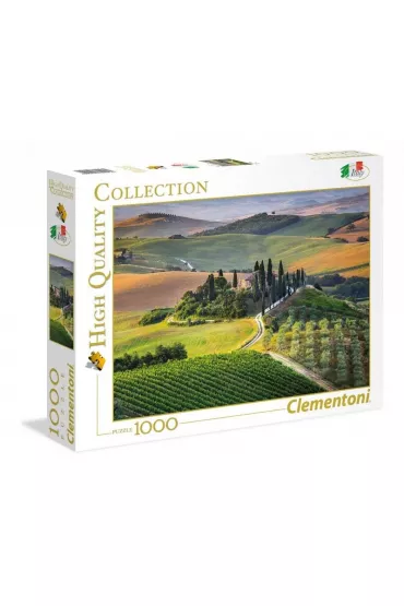 Puzzle 1000 el. High Quality Collection. Toskania Clementoni