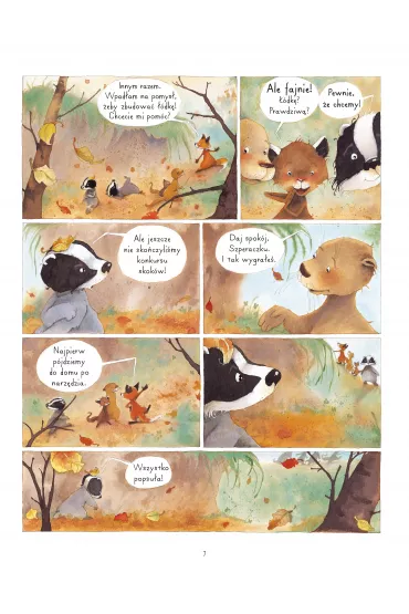 M�j pierwszy komiks 5+ Ale za�oga. Pan Borsuk i Pani Lisica. Tom 3 - Brigitte Luciani