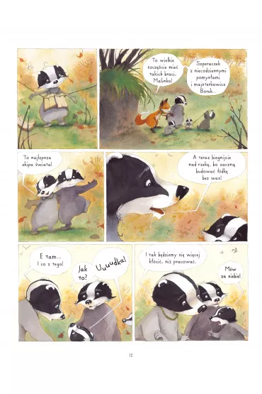 M�j pierwszy komiks 5+ Ale za�oga. Pan Borsuk i Pani Lisica. Tom 3 - Brigitte Luciani