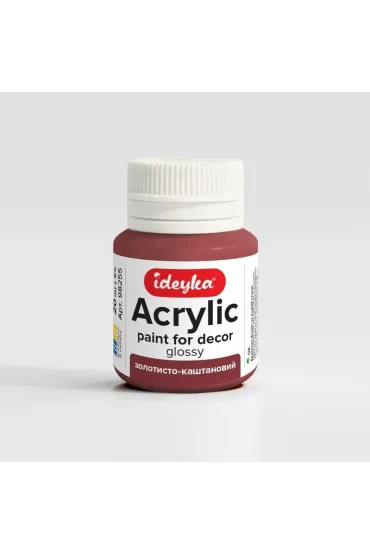 Ideyka Farba akrylowa Z�oty kasztan 20ml 20 ml
