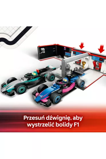 LEGO City F1® Gara i bolidy Mercedes-AMG i Alpine 60444