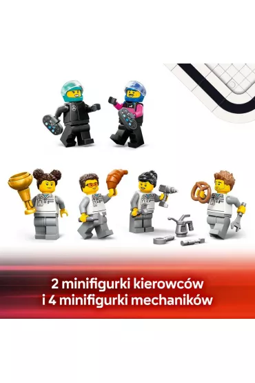 LEGO City F1® Gara i bolidy Mercedes-AMG i Alpine 60444