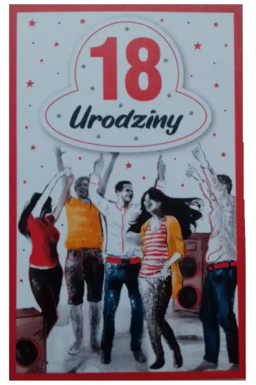 AbCard Kartka okoliczno�ciowa Urodziny 18