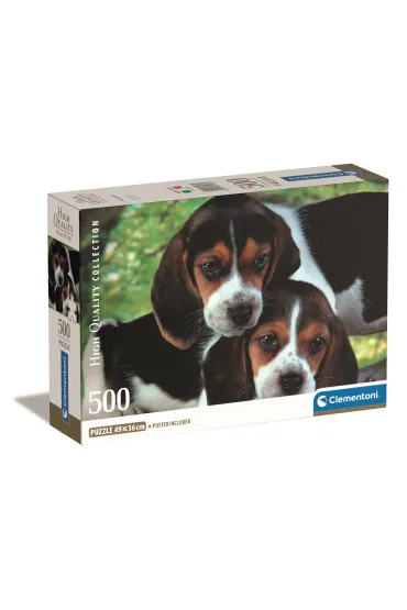 Puzzle 500 el. Compact Close together Clementoni