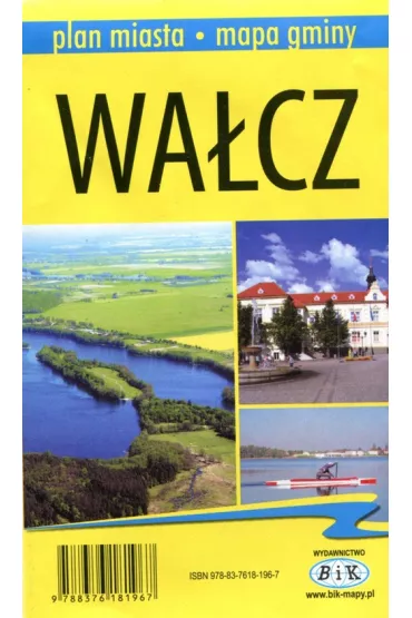 Plan miasta z map� gminy Wa�cz 1: 12 500