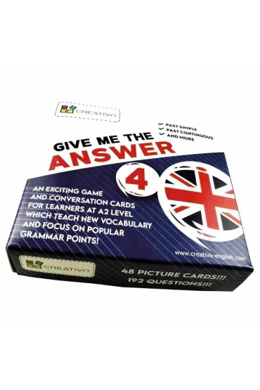 Karty j�zykowe Angielski Give me the answer Level 4 - Pawe� Dwornik