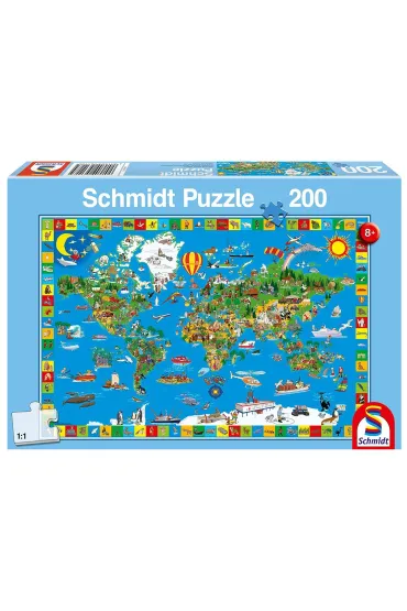 Puzzle 200 el. Tw�j niesamowity �wiat Schmidt