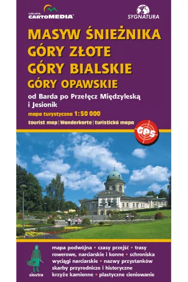 Masyw �nie�nika, G�ry Z�ote, G�ry Bialskie, G�ry Opawskie 1:50 000 - Andrzej Gogoc, Micha� Siwicki