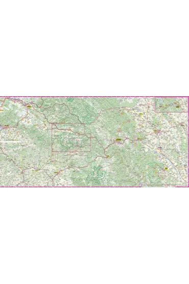 Bucovina Maramures adventure map 1:250 000 laminat 2024