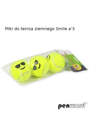 Pi�ki do tenisa ziemnego Smile op3szt na blistrze Polsirhurt