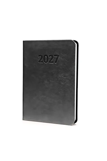 Kalendarz 2027 A6 Prestige Tygodniowy Czarny