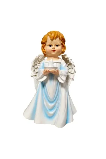 Figurka Anio� ze �wieczk� - Niebieski 22cm