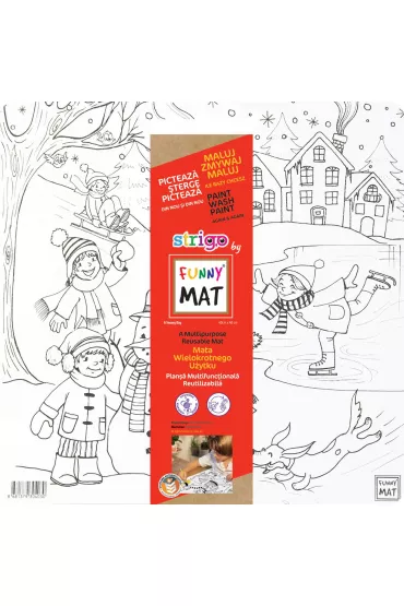 Strigo Funny Mat White - Zabawa na �niegu 40x40cm