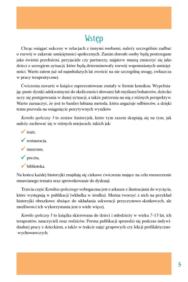 Komiks spo�eczny 3 Jak si� zachowa� w r�nych miejscach? Nowe historyjki w formie �wicze� rozwijaj�cych umiej�tno�ci spo�eczne - Anna  Jarosz-Bili�ska