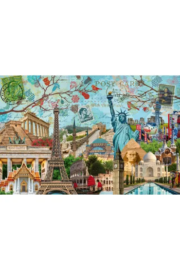 Puzzle 5000 el. Du�e miasta Ravensburger