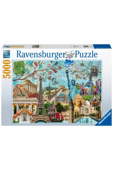 Puzzle 5000 el. Du�e miasta Ravensburger