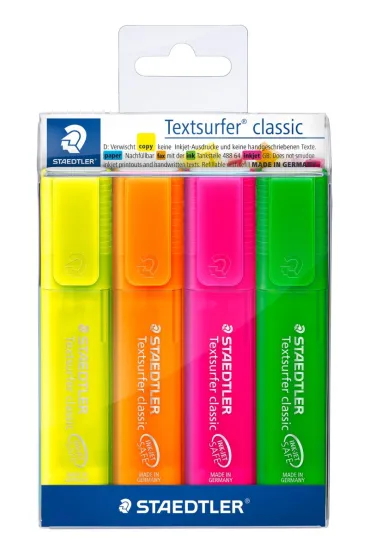 Staedtler Zakre�lacz Textsurfer Classic Neon 4 szt.
