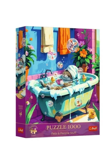Puzzle 1000 Premium Miau, Relaks, Powt�rz TREFL
